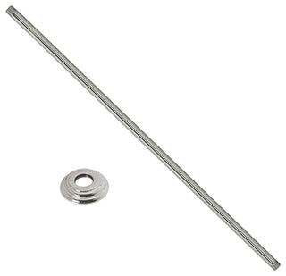 1/2" Ips X 36" Ceiling Mounted Shower Arm With Flange In Polished Chrome