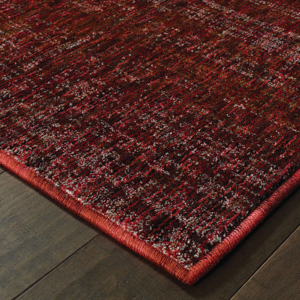 Aegina Antiquities Red/Rust Area Rug, 6'7"x9'6"