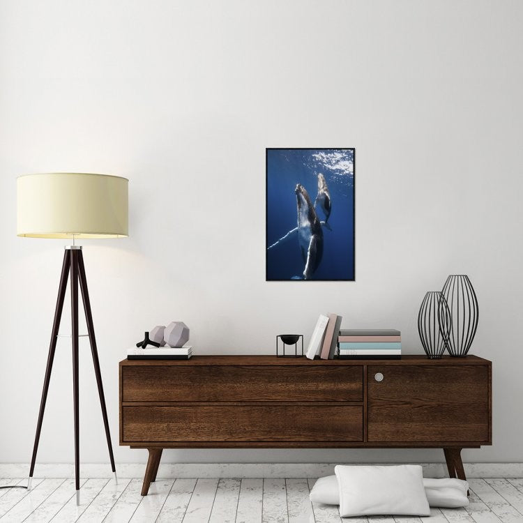 "Back To The Surface" Framed Canvas Giclee by Barathieu Gabriel, 21x31"