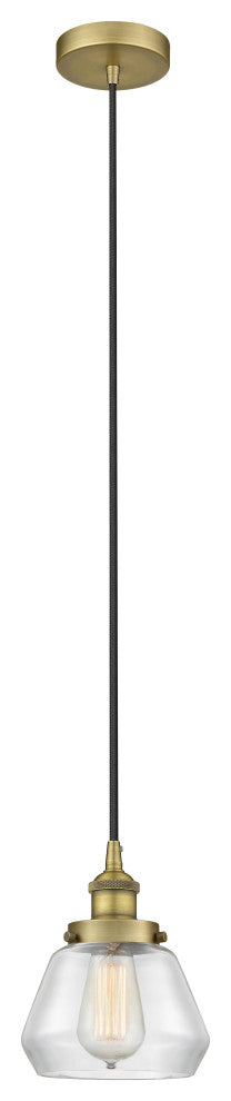 Innovations 616-1PH-BB-G172 1-Light Mini Pendant, Brushed Brass