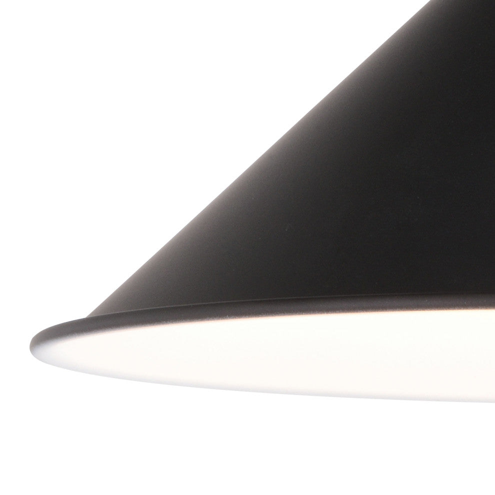Akron 12" 1 Light Semi-Flush Mount Oil Rubbed Bronze and Matte White