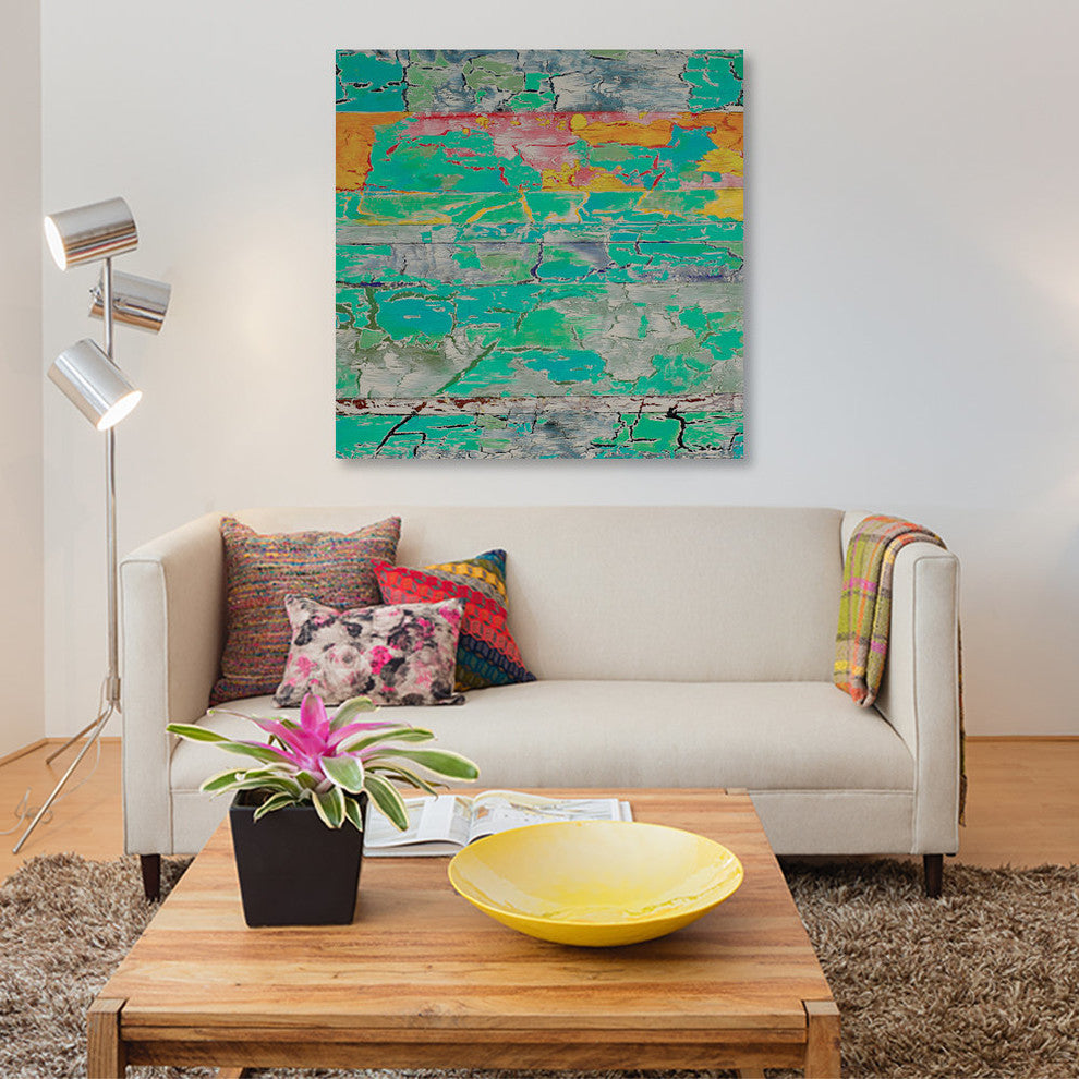 "Jukung" by Alicia Dunn, Canvas Print, 37"x37"