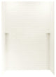Swan 36x62x96 Solid Surface Shower Wall Kit, Bisque