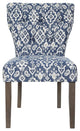 Classic Dining Chair with Thick Padded, Button Tufted Back and Solid Wood