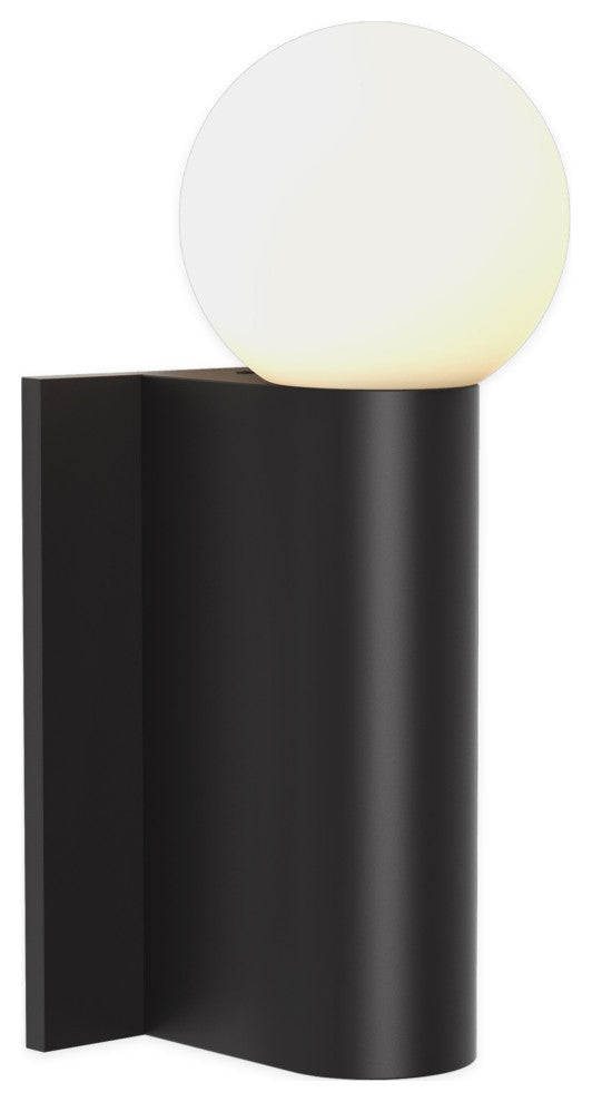 Astro Ortona Single, Dimmable Bathroom Wall Light (Matt Black)