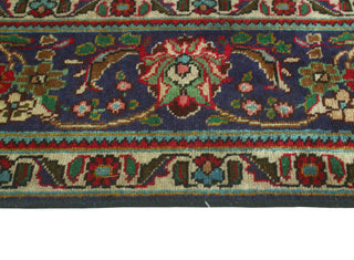 Fine Vintage Distressed Raedpath Navy/Beige Rug, 6'9 x 9'6