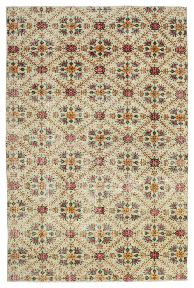 Rug N Carpet - Handwoven Oriental 5' 7'' x 8' 5'' Antique Vintage Rug