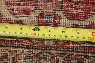 Consigned, Antique Handmade Faded Traditional Persian Area Rug, Green, 11x15