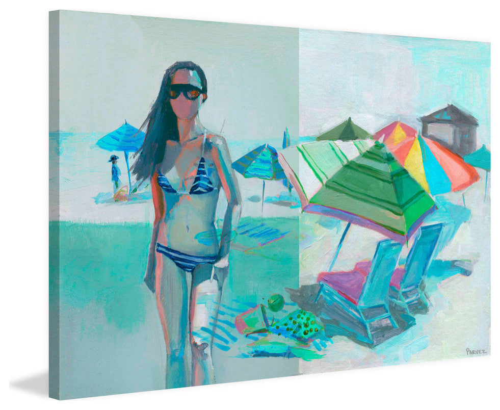 "Nautical Fun" Painting Print on Wrapped Canvas, 60"x40"