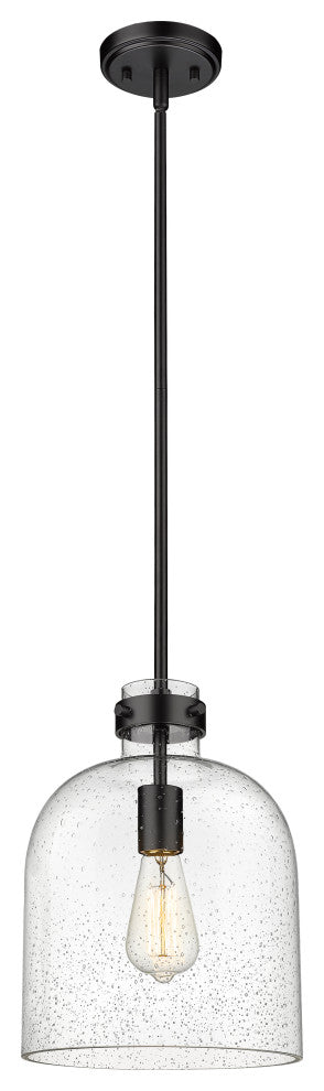 Zlite 817-9MB 1-Light Pendant, Clear Seedy