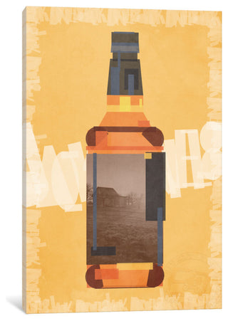 "Gentleman's Jack" Artwork by 5by5collective, 26"x18"x1.5"