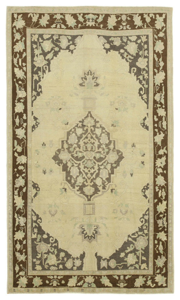 Rug N Carpet - Handmade Oriental 5' 1'' x 8' 7'' Low Pile  Wool Rug
