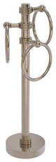 Vanity Top 3 Towel Ring with Dotted Accents, Antique Pewter