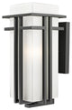 Abbey Collection Outdoor Wall Light in Outdoor Rubbed Bronze Finish