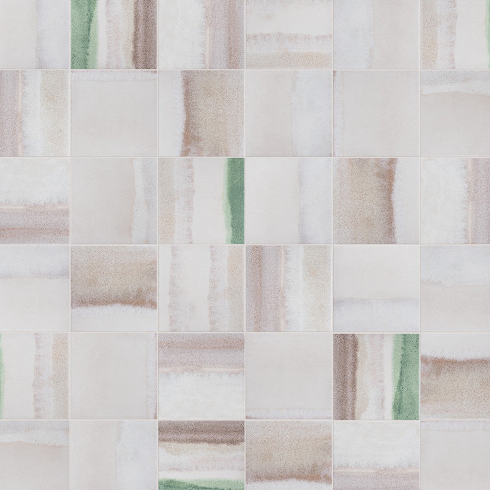 Matter Canvas Bone Green Porcelain Floor and Wall Tile