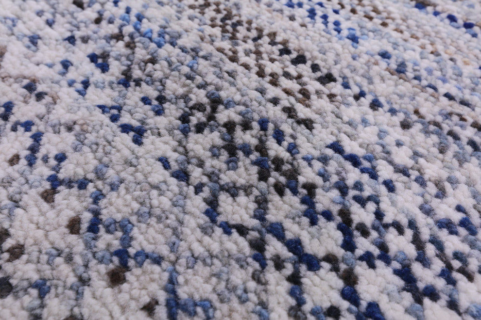 8' 11" X 12' 0" Savannah Grass Handmade Wool Rug - Q13264