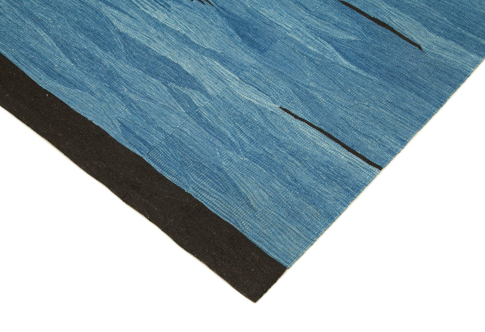 Rug N Carpet - Handmade Turkish 5' 11'' x 8' 4'' Modern Design Wool Kilim Rug