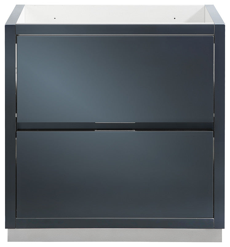 Fresca FCB8430GG Valencia 30" Dark Slate Gray Free Standing Bathroom Cabinet