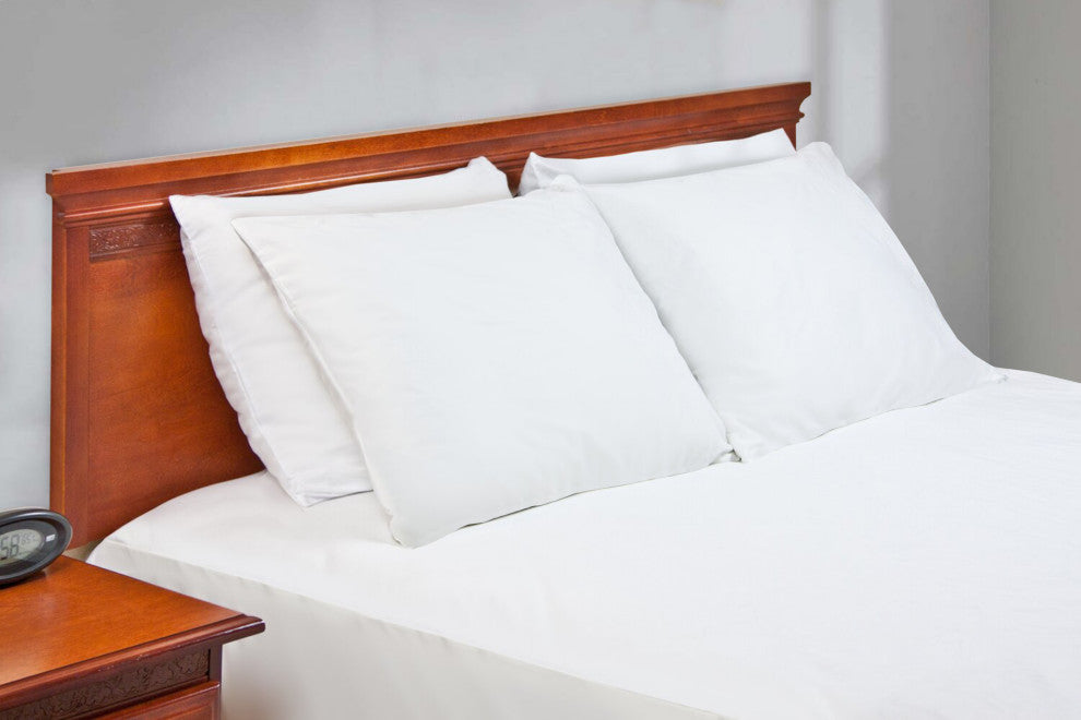 A1HC GOTS Certified Organic Cotton Percale Pillowcase Pair, King(21"x36")