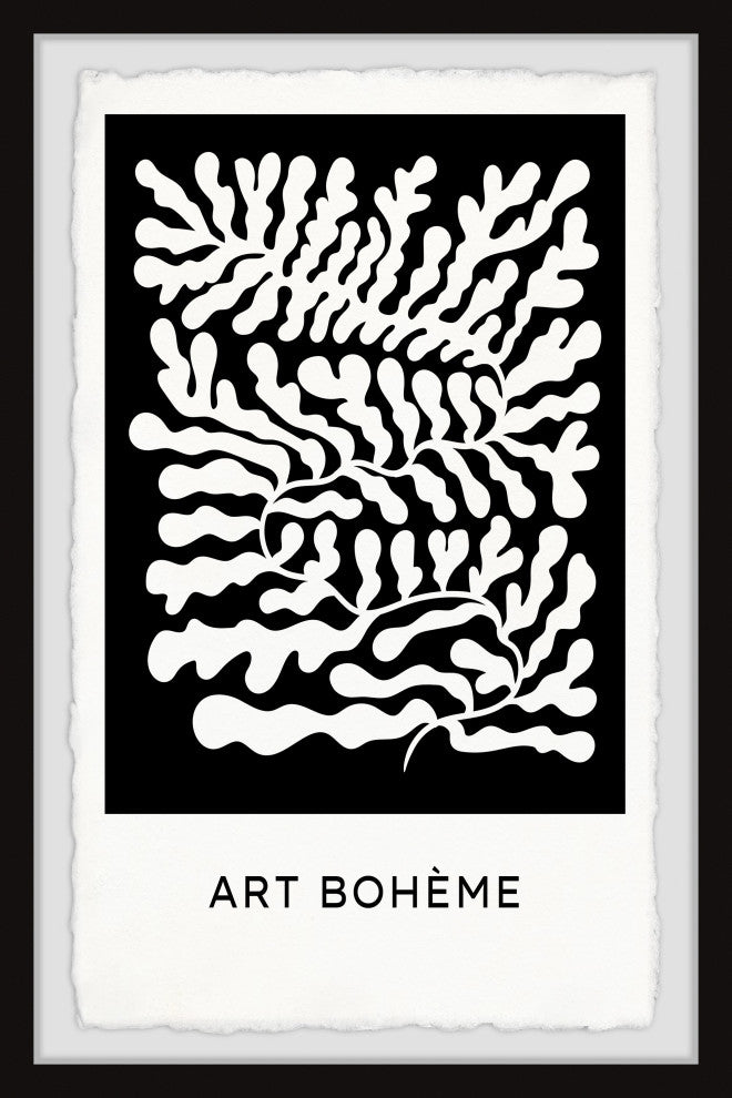 "Fern Collage" Framed Painting Print, 8x12