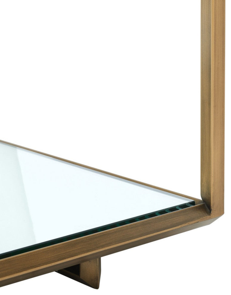 Safavieh Couture Florabella Mirrored Coffee Table Bronze