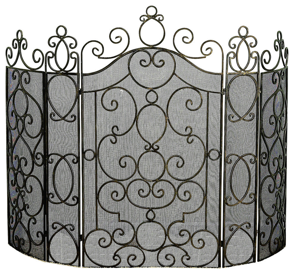 5-Panel Fire Screen
