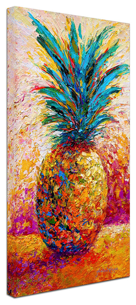 Marion Rose 'Pineapple Expression' Canvas Art, 32 x 16