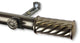 Grip Curtain Rod, Antique Brass, 120-170"