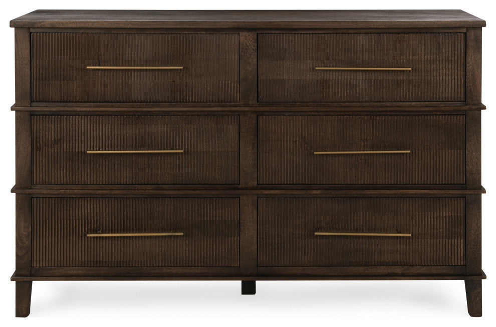 Westlake 6-Drawer Mango Wood Dresser