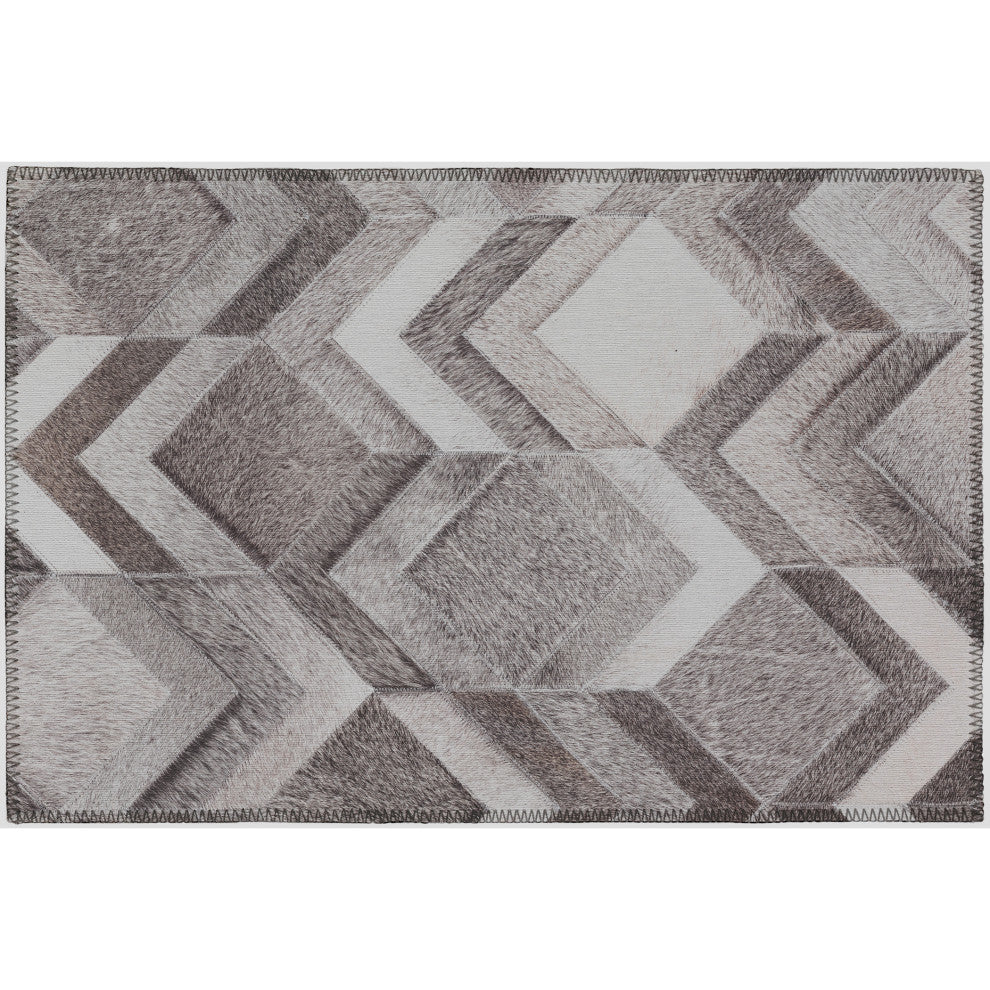 Indoor/Outdoor Stetson SS5 Flannel Machine Washable 1'8" x 2'6" Rug