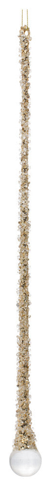Glass Icicle Ornament, 6-Piece Set
