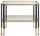 Uttermost Kentmore Glass Side Table