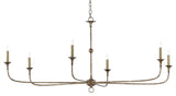 Nottaway 6 Light Chandelier, Pyrite Bronze