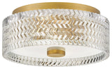 Hinkley Ellie 12" Small Flush Mount Ceiling Light, Heritage Brass