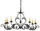 42L Augusta 6 LT Oblong Chandelier