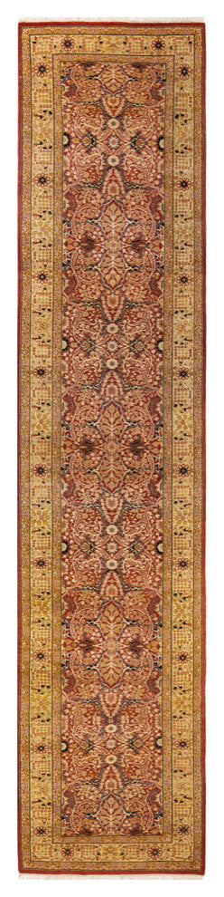 Mogul, One-of-a-Kind Hand-Knotted Area Rug Orange, 2'8"x12'6"