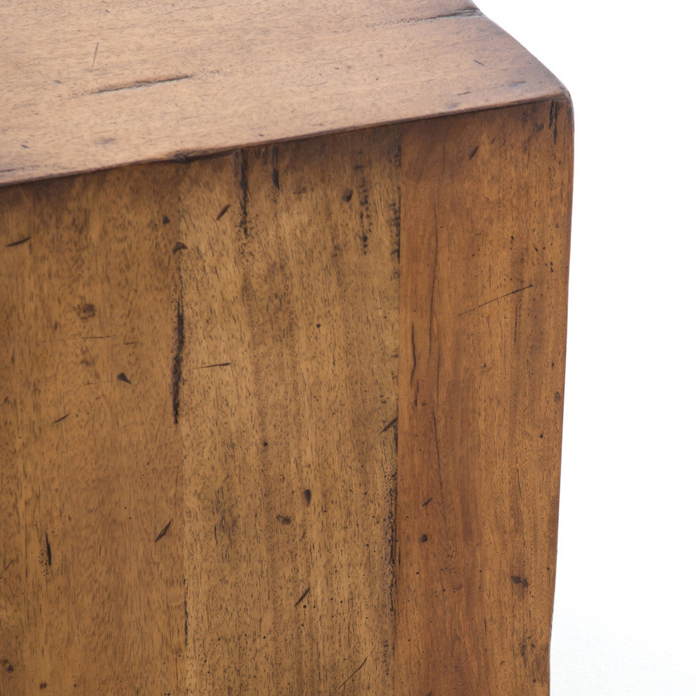 Duncan End Table-Reclaimed Fruitwood