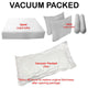 S1 Full Size 5PC Pipe Daybed Mattress Cushion Bolster Pillow Complete Set AD105