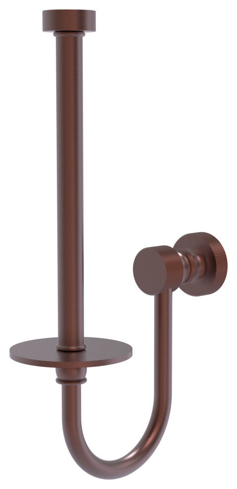 Foxtrot Upright Toilet Tissue Holder, Antique Copper