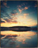 24x30 Here and Elsewhere XV, Framed Artwork, Silver