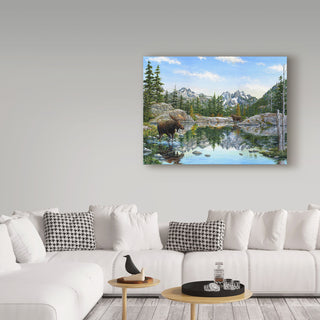Jeff Tift 'Moose' Canvas Art, 32"x24"