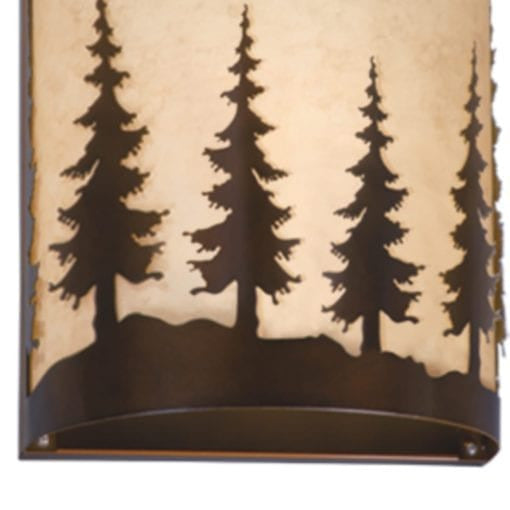 Yosemite 8-in Tree Wall Light Burnished Bronze