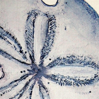Tracy Upton Big Island Sand Dollar Solitaire Throw Pillow, 20"x20"