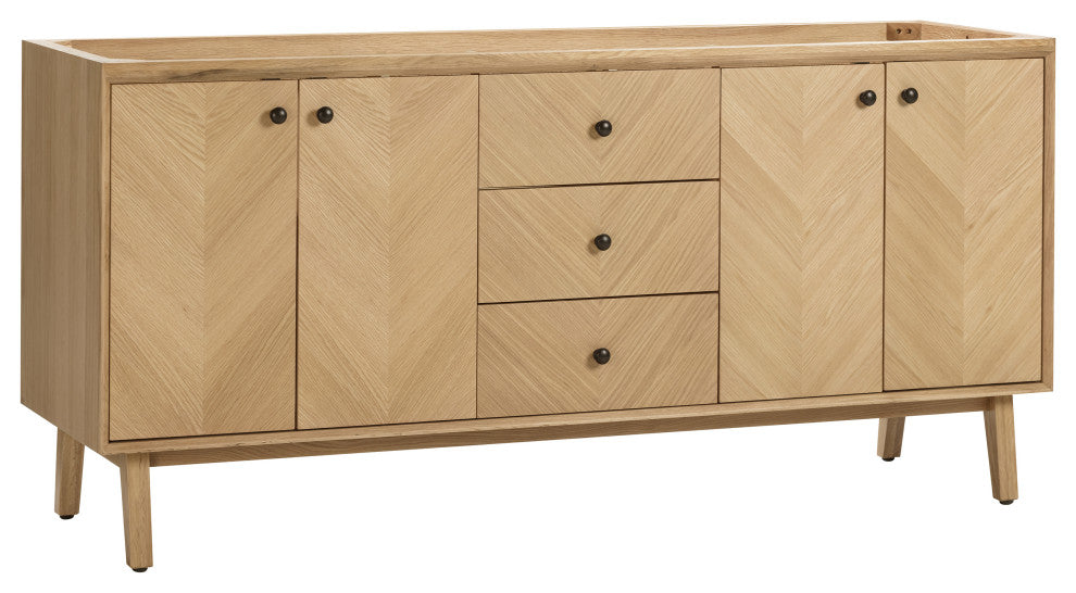 Adelle Vantiy Only Collection, Natural Oak, 72