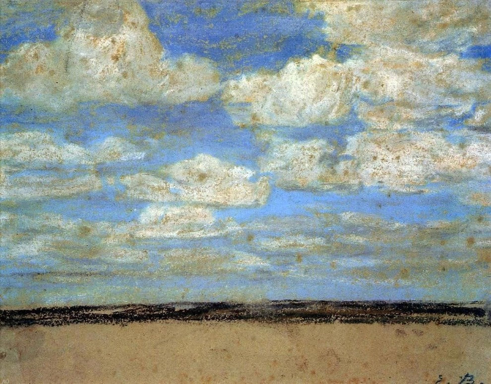 Eugene-Louis Boudin Fine Weather on the Estuary Wall Decal Print