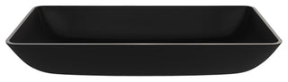 Alumix Nek Rectangular Vessel Sink, Black