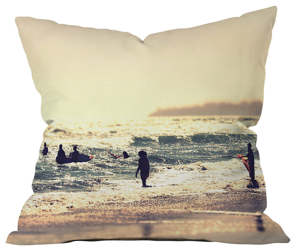 Deny Designs Shannon Clark Sunset Surfers Outdoor Throw Pillow
