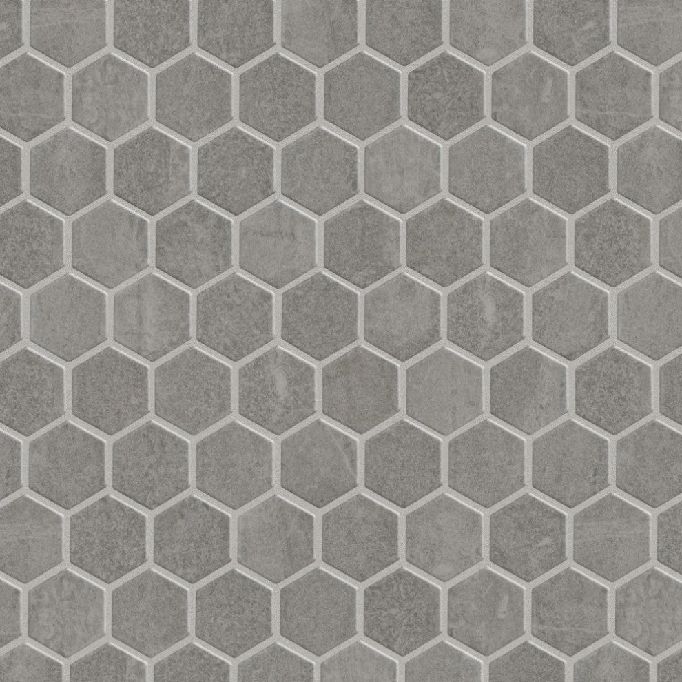 Liverpool Hex Light Grey Ceramic Floor and Wall Tile