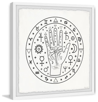 "Everything Is, Your Hands" Framed Painting Print, 24x24