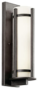 Kichler Camden 3 Light Large Outdoor Wall Light in Anvil Iron